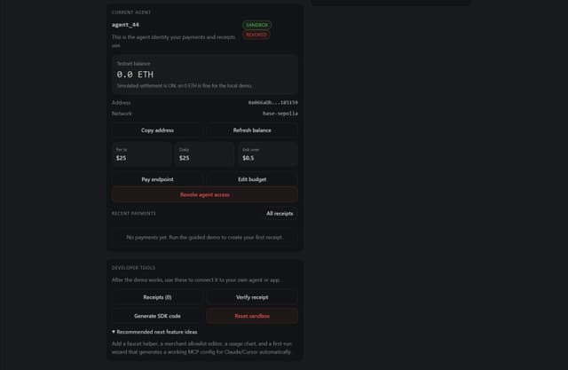 Capri Ai Agentpay screenshot 2