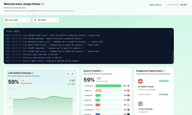 BrandReply screenshot 2