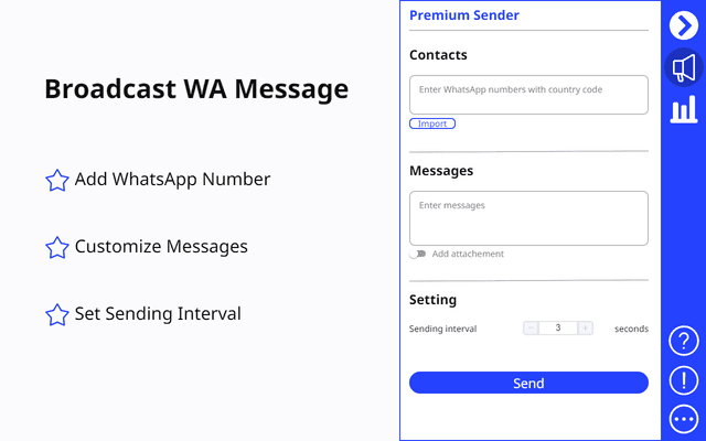 Premium Sender screenshot 1