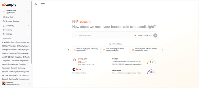 Zerply - Agentic AI SEO Platform with AI Visibility Tracking screenshot 4