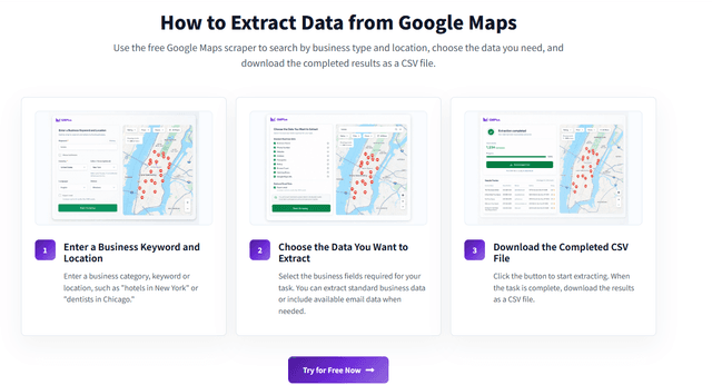 Free Google Maps Extractor & Scraper | GMPlus screenshot 3