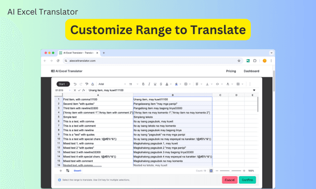 AI Excel Translator screenshot 3