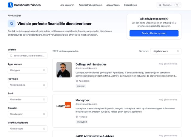 Boekhouder Vinden screenshot 2