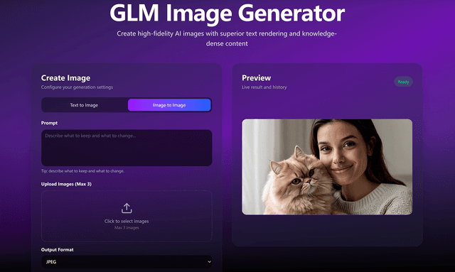 GLM Image – AI Image Generator for Posters & Knowledge screenshot 2