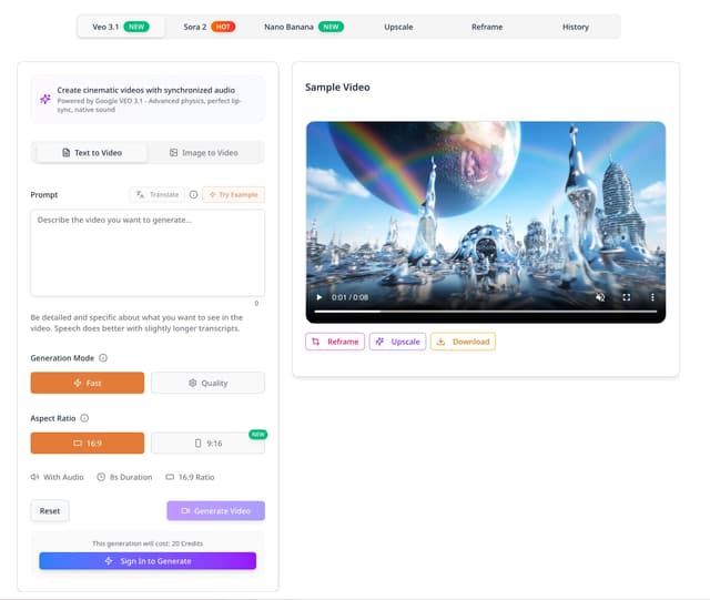 Veo 3 screenshot 2