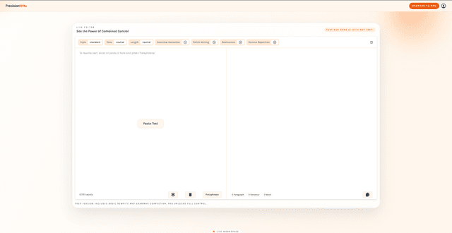 PrecisionWrite screenshot 1