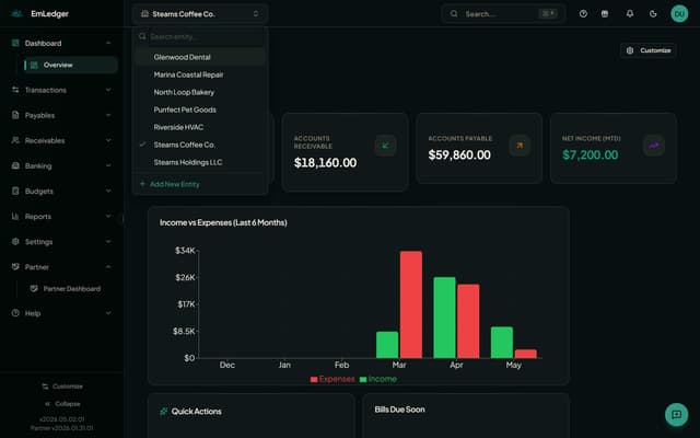 EmLedger screenshot 2