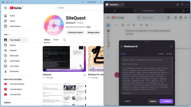 SiteQuest screenshot 3