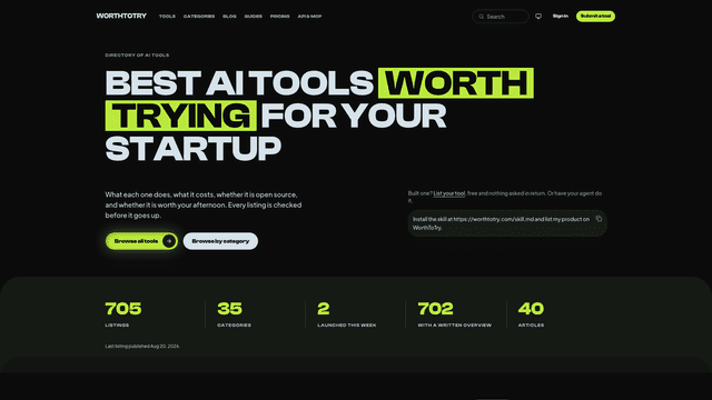 WorthToTry screenshot 1