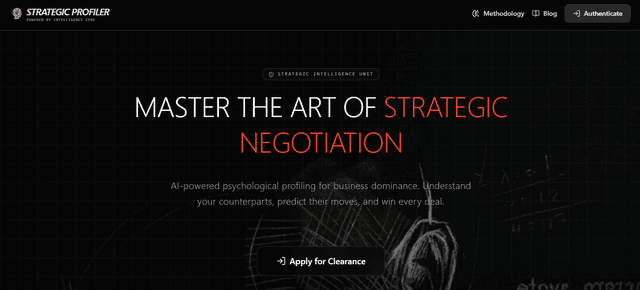 Strategic Profiler screenshot 1