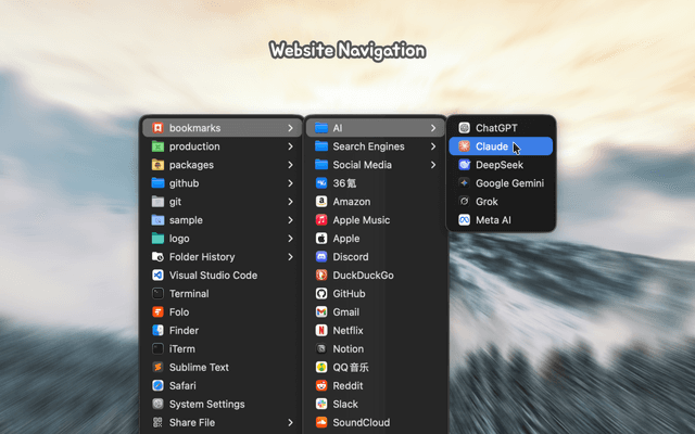‎Menuist: Right-Click & MenuBar App screenshot 2