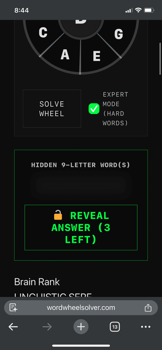 Word Wheel Solver screenshot 3