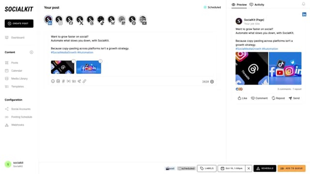 SocialKit screenshot 2