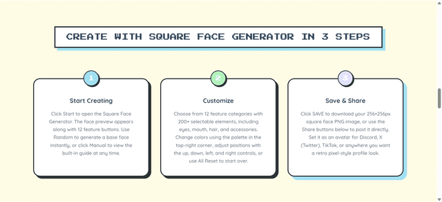 Square Face Generator screenshot 3