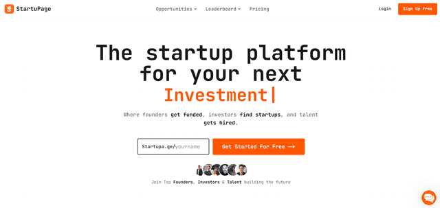 Startupage screenshot 1