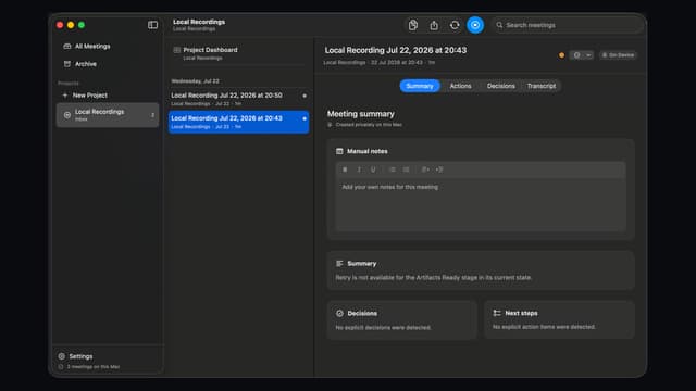 Vemoir screenshot 1
