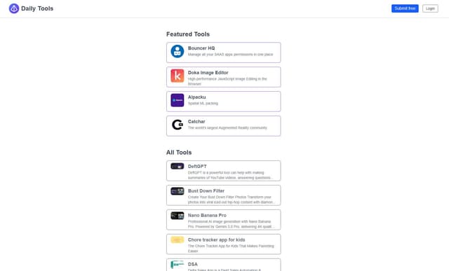 Daily Tools screenshot 1