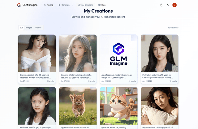 GLM Imagine screenshot 2