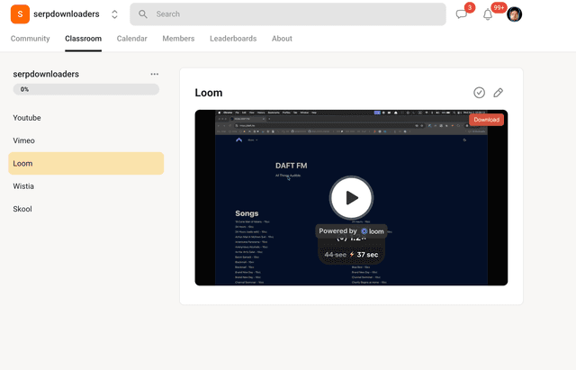 Skool Video Downloader screenshot 2