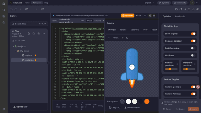 SVGLane screenshot 1