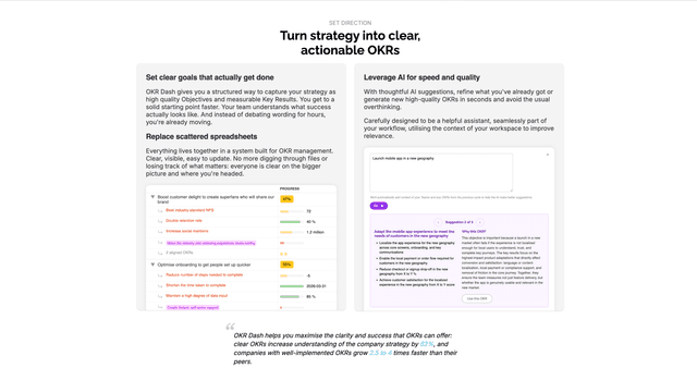 OKR Dash screenshot 2