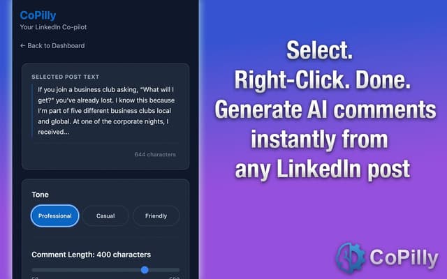 CoPilly screenshot 3