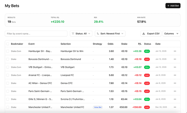 mybets.gg - Track Your Bets Smarter screenshot 3