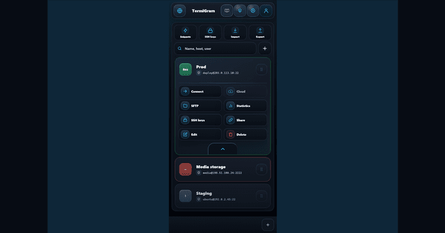 TermiGram screenshot 1