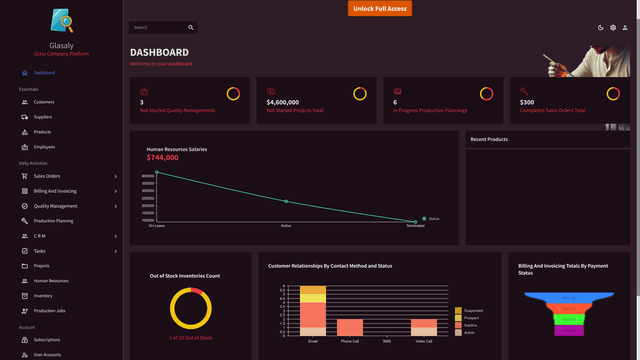 Glasaly screenshot 1