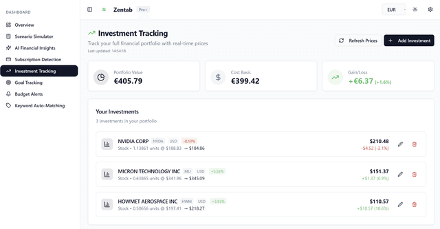 ZenTab screenshot 2