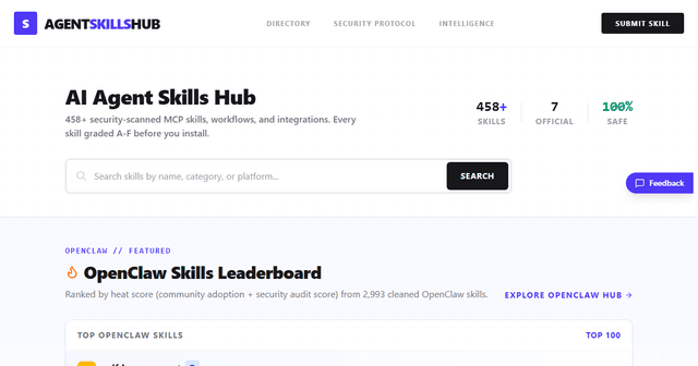 Agent Skills Hub screenshot 1