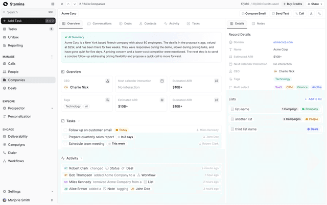 Staminaio screenshot 1
