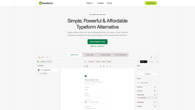 kiwiform screenshot 1