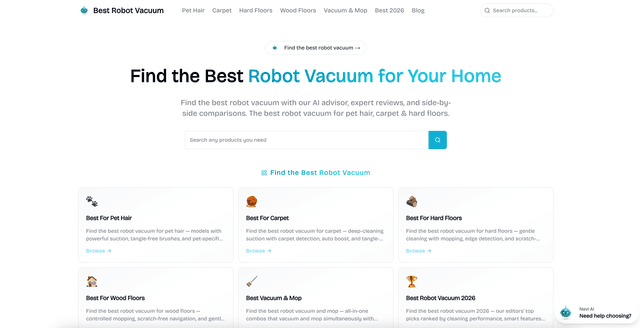 Best Robot Vacuum screenshot 1