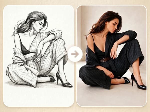Fast Image AI Sketch to Image screenshot 2