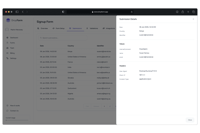 DropForm screenshot 6