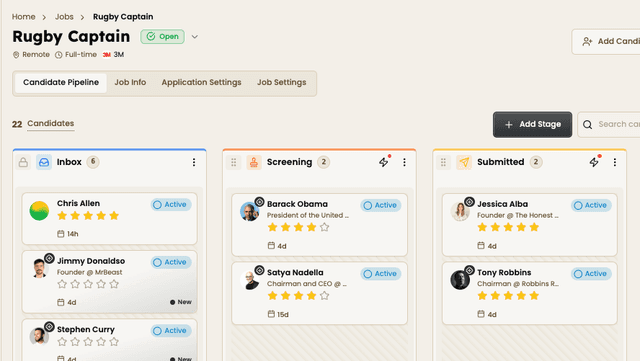Happlicant screenshot 1