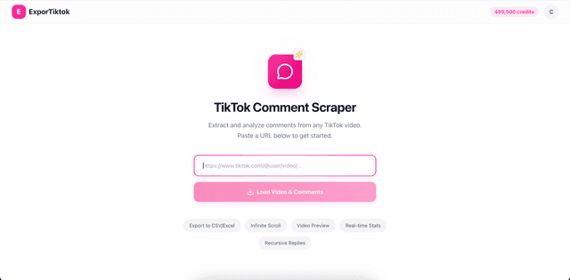 ExporTiktok - Export TikTok Comments to CSV & Excel screenshot 3