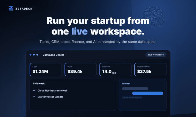 Zetadeck screenshot 1