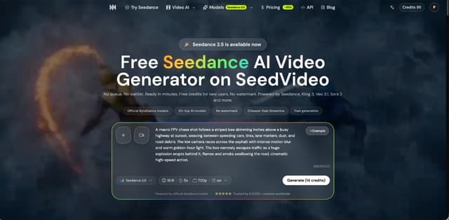 Seedance AI Video Generator screenshot 1
