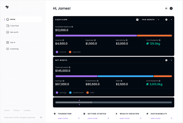 Artificial Intelligence Financial Advisor | Scripnote screenshot 2