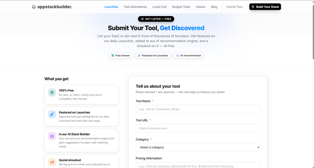 appstackbuilder screenshot 4