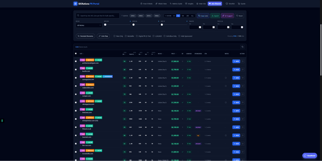 SEOlutions PR & Guest Post Portal screenshot 1