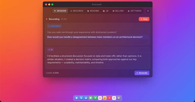 SubcueAI screenshot 2