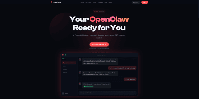 ClawCloud screenshot 1
