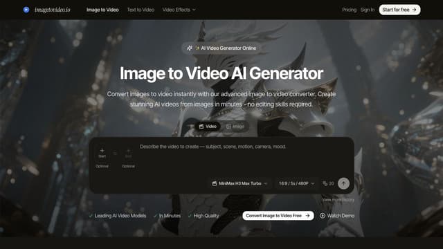 imagetovideo.io screenshot 1