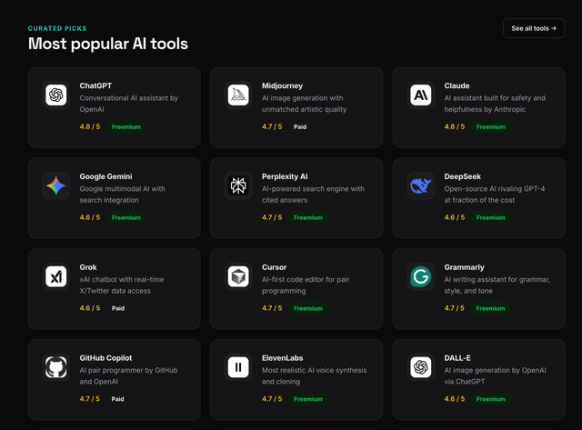 ToolChase — Discover the Best AI Tools for Every Task screenshot 2