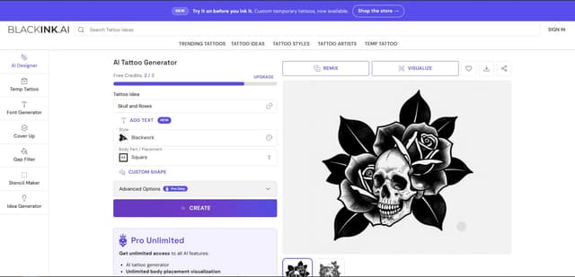 BlackInk AI screenshot 1