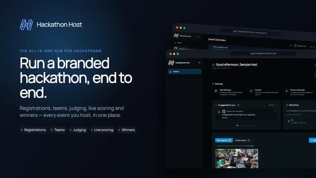 HackathonHost screenshot 1