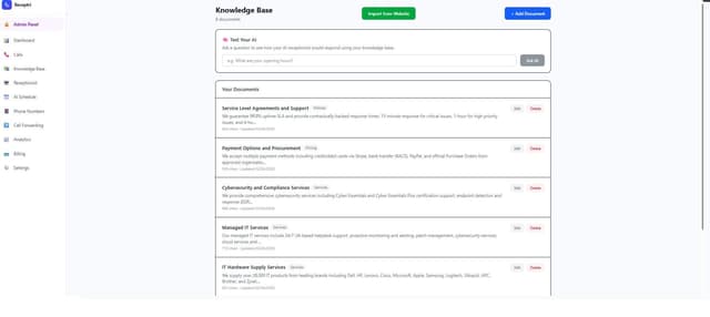 Receptri screenshot 2